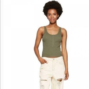 Wild Fable Buttoned Tank Top